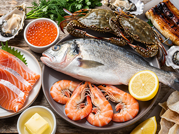 Aquatic products and their derivatives